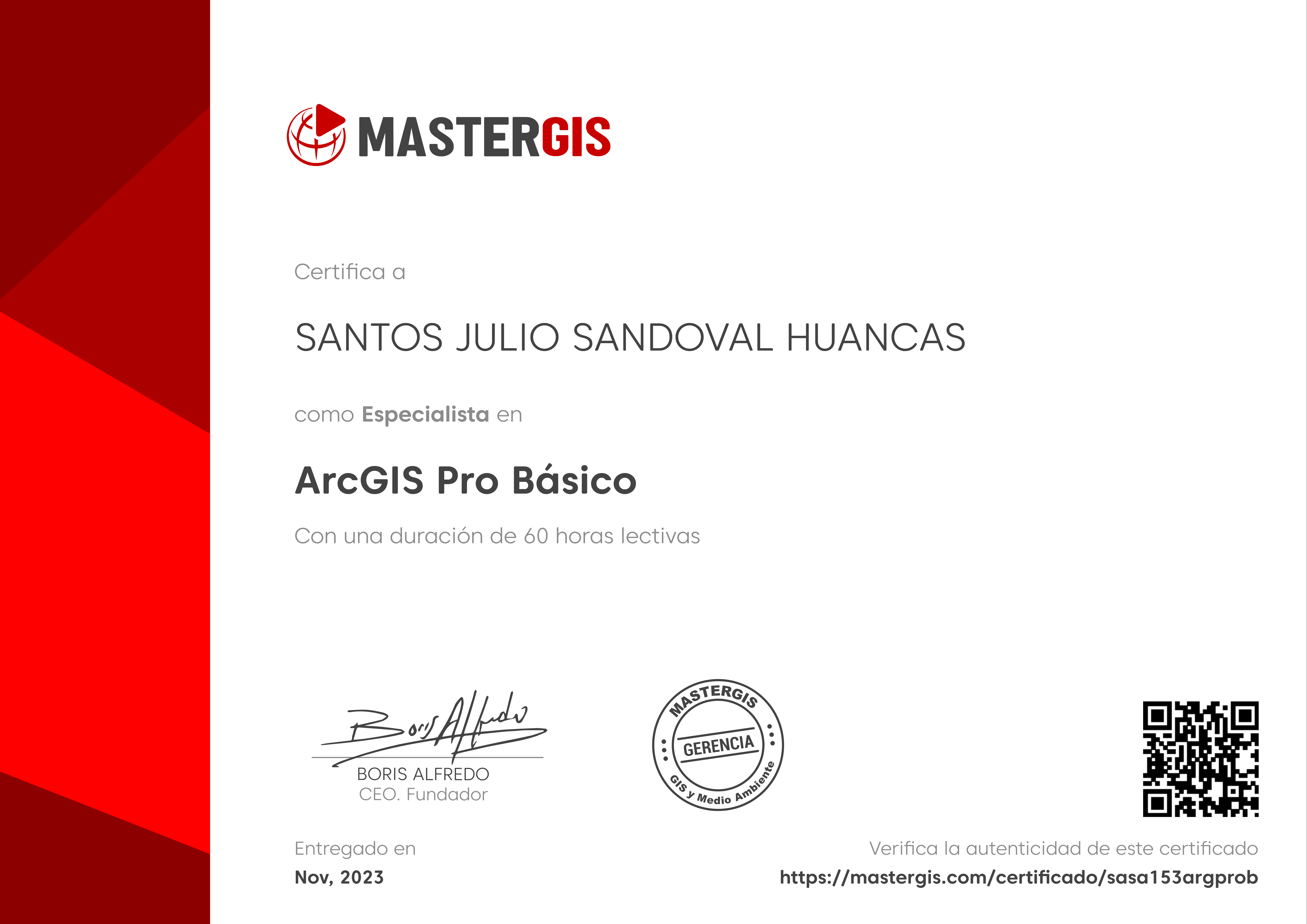 SANTOS SANDOVAL ArcGIS Pro B sico Mastergis Santos sandoval arcgis pro b sico mastergis